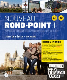 ROND POINT 1 A1+A2 METHODE EDITION HYBRIDE