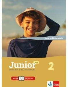 JUNIOR NEU 2 KURSBUCH UND UBUNGSBUCH (+ONLINE+KLETT BOOK-APP)