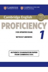 CAMBRIDGE ENGLISH PROFICIENCY FOR UPDATED EXAM 1 STUDENT BOOK