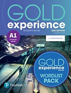 GOLD EXPERIENCE A1 SB PACK (+ ONLINE PRACTICE + E-BOOK + WORDLIST) 2ND ED