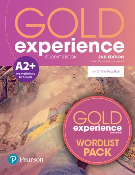 GOLD EXPERIENCE A2+ SB PACK (+ ONLINE PRACTICE + EBOOK + WORDLIST) 2ND ED